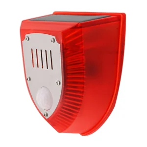 Gunshot & Dog Barking Strobe Light Motion Sensor Security Alarm