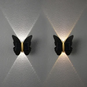 Butterfly Solar Wall Light