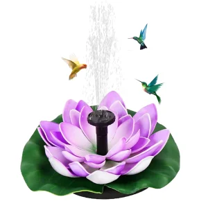 Lotus Solar Water Fountain Pump Floating